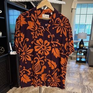 Vibrant Orange and Purple Short Sleeve Tees